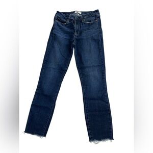 PAIGE Midnight Blue Cropped Jeans